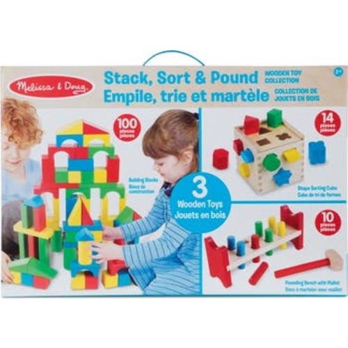 124-Piece Stack, Sort & Pound Set
