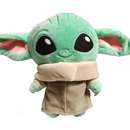 RONIAVL The Child Yoda Plush Toys Little Baby Yoda with Scarf Cotton Soft Onesie Stuffed Doll Toys Gift for Kids Children Birthday Movie Fan Collectionist 3 and Older (Scarf)
