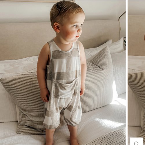 Pocket Romper - Picnic