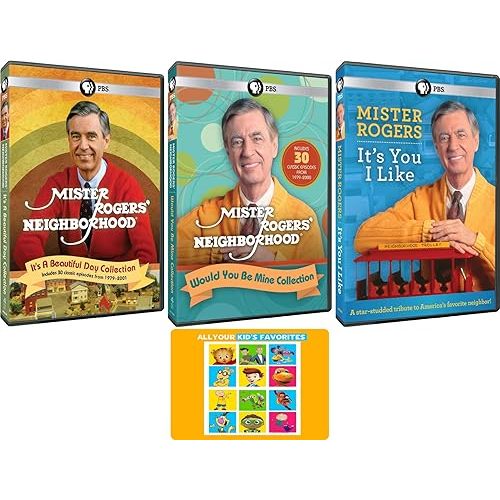 Mister Rogers' Neighborhood: Original PBS TV Series Complete 60 Episodes and Tribute DVD Collection with Bonus Art Card