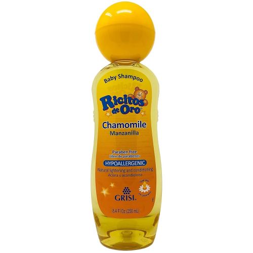 Ricitos de Oro Chamomile Baby Shampoo, Hypoallergenic Tear Free Baby Shampoo with Chamomille Extract; 8.4 Fl Oz