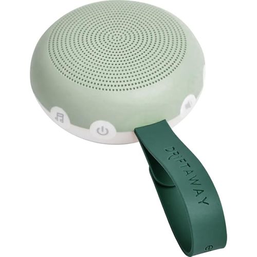 ergoPouch Drift Away Portable White Noise Machine, Sage – 7 Soothing Sounds, Adjustable LED Light, USB Rechargeable, Up to 48 Hours Battery Life – Promotes Deep, Restorative Sleep for Babies and Adults.