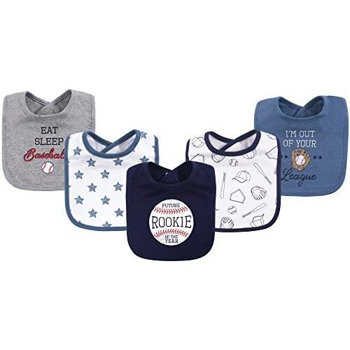 Hudson Baby Unisex BabyCotton Bibs