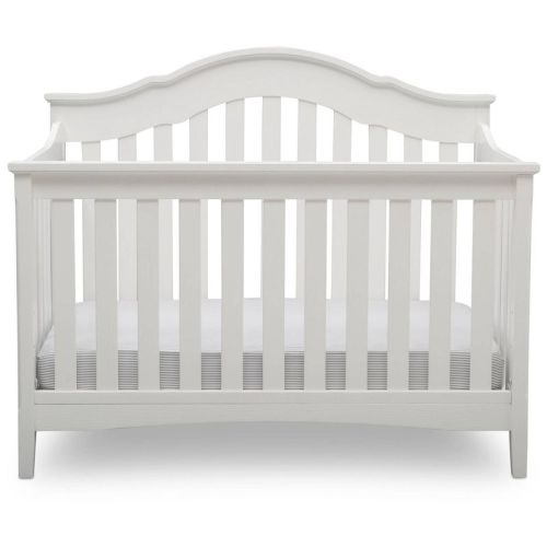 Delta Children Farmhouse 6-in-1 Convertible Crib - Textured White