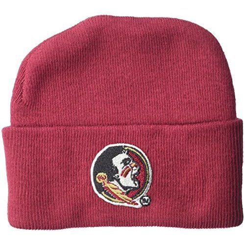 Two Feet Ahead unisex child Infant Knit Cap, Crimson, Newborn US