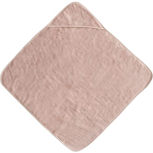 mushie Baby Hooded Towel | Organic Cotton (Blush)