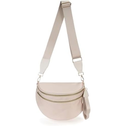 Spacious Nylon Crossbody Bag Bum Bag Handbags Wallets Purses Trendy Shoulder Bag for Women