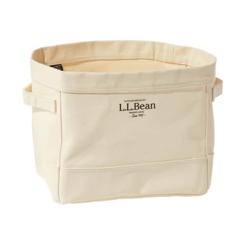 Canvas Storage Tote, Rectangular Large - laundry basket