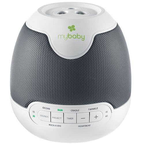Homedics My Baby Lullaby Sound Spa - Infant Soother with Heartbeat, Light Projection, 6 Sounds & Auto-off Timer