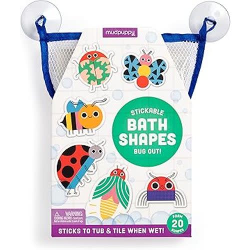 Amazon.com: Mudpuppy: Stickable Foam Bath Shapes