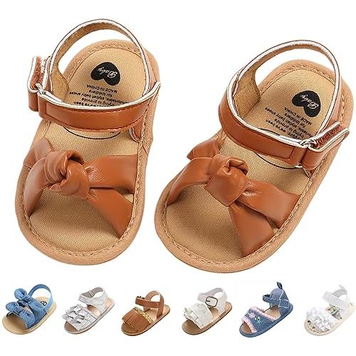 Baby Girls Sandals Summer Shoes Outdoor First Walker Toddler Girls Shoes for Summer