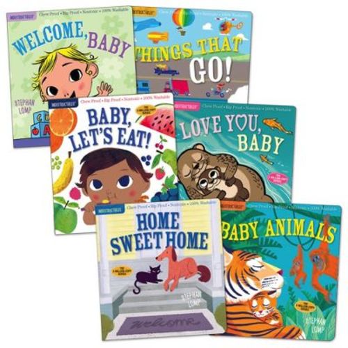 Indestructibles Basic Word Book Set For Infant And Toddlers - Set Of 6