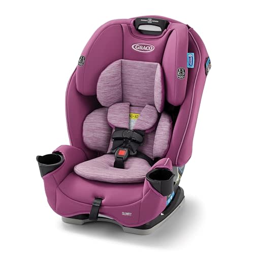 Graco Slimfit 3-in-1 Convertible Car Seat, Ultra-Space-Saving Design, Sydney, Suitable for Rear and Forward-Facing, Highback Booster Seat with 10-Position Headrest