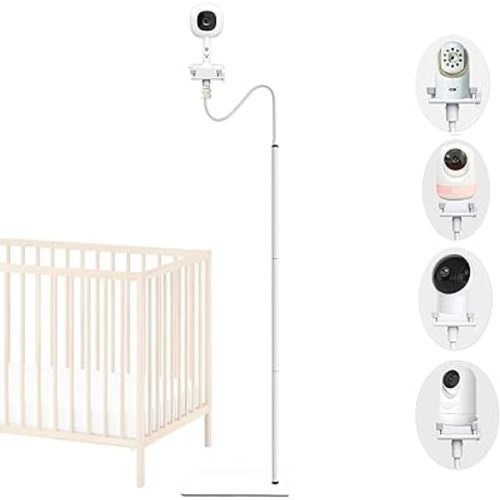 Baby Monitor Floor Stand Mount Holder for Nanit Pro & Flex Stand/Infant DXR 8 & DXR-8 Pro/Momcozy/eufy/Philips Avent/Babysense 5.5 Max View Baby Monitor