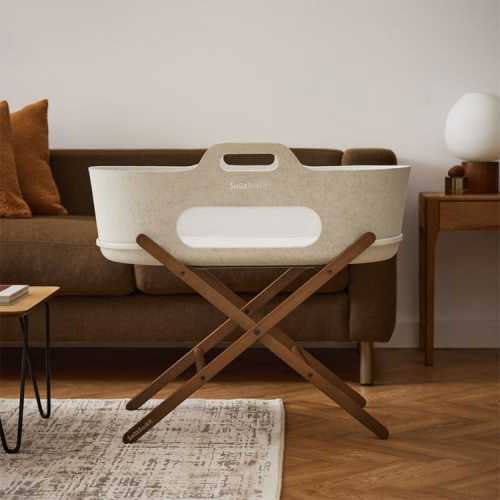 Snuz | SnuzBaskit Barley Basket & Walnut Stand ‐ Snuz