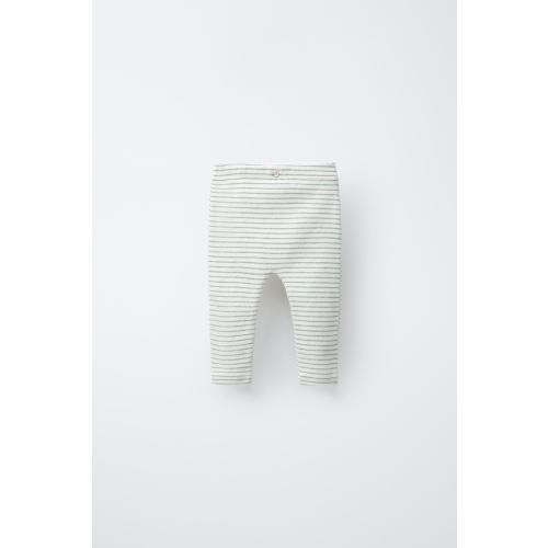 STRIPED LEGGINGS - Greenish | ZARA United States