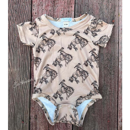 Rank ride baby onesie