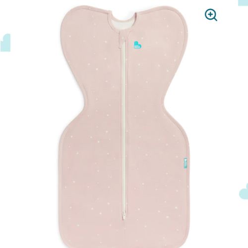 Swaddle Up™ 1.0 TOG Cotton Powder Pink Twinkle