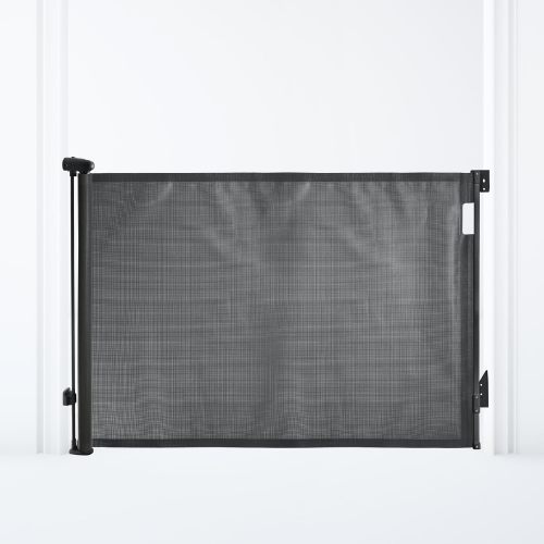 Dreambaby Glide 'N Hide Extra Tall Retractable Baby Gate, Black