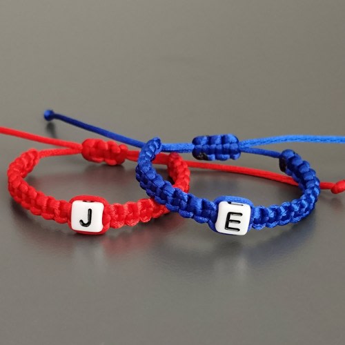 Personalized Baby Name Bracelet, Twin ID Bracelet, Newborn Premature Baby Ankle Bracelet, Crochet Jewelry Gift for Baptism, Baby Shower