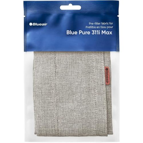 BLUEAIR Genuine Pre-Filter Blue Pure 311i Max Air Purifier, Washable Fabric, Limestone Beige