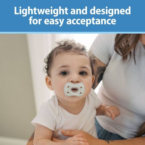 Dr. Brown's Advantage One Piece Silicone Pacifiers 0 - 6m - Pink - 3pk