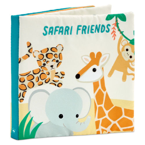 Safari Friends Touch-and-Feel Fabric Book for Kids
