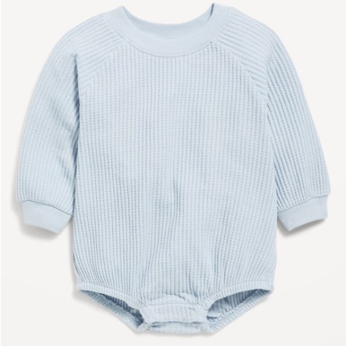 Long-Sleeve Fleece One-Piece Romper for Baby | Old Navy