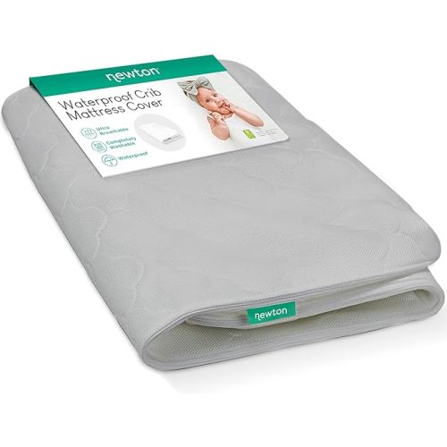Newton Baby Waterproof Crib Mattress Spare Cover | Moonlight Grey - Waterproof