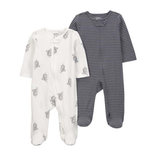 Carter's Child of Mine Baby Unisex, Sleep 'n Play, 2-Pack, Sizes Preemie-6/9 months