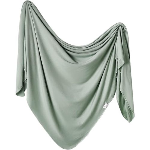 Copper Pearl Large Premium Knit Baby Swaddle Receiving Blanket Briar