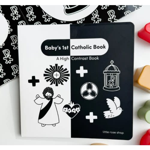 Baby's 1st Catholic Book: A High Contrast Board Book – The Little Rose Shop
