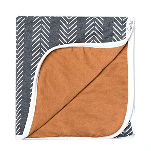 Copper Pearl Three-Layer Baby Blanket: Soft Baby Quilts for Boys and Girls | Breathable, Cozy, Toddler Blanket | Baby Quilt for Newborns | 46x46 Premium Polyester/Rayon | Canyon