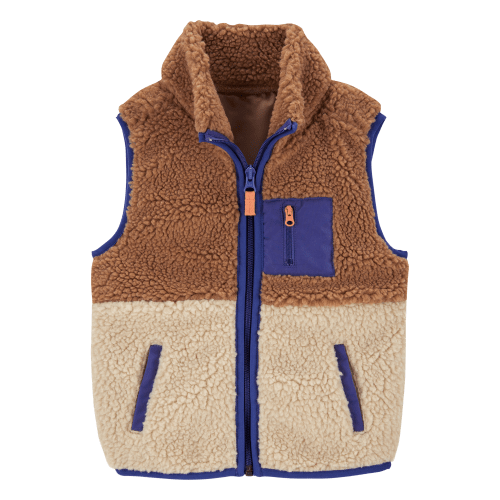 Baby Zip-Up Sherpa Vest - Carter's | Carter's