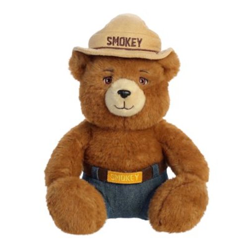 Aurora - Medium Brown Smokey Bear - 10" Smokey Bear - Iconic Stuffed Animal