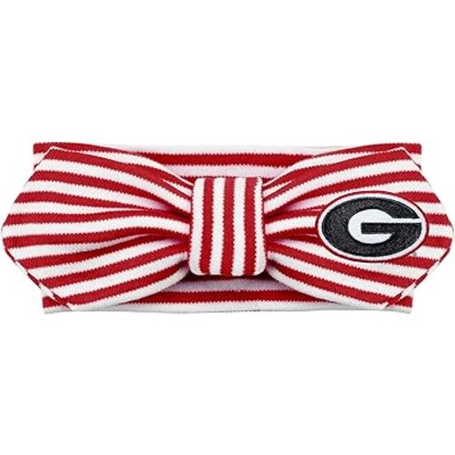 Georgia Bulldogs Striped Hair Knot