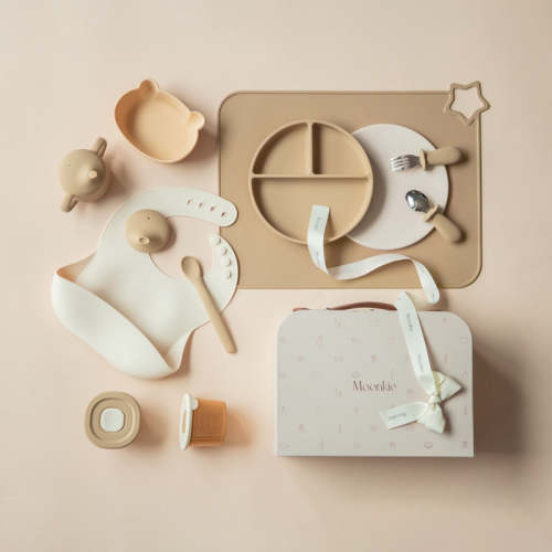 First Bites Gift Set (Croissant/Ivory)