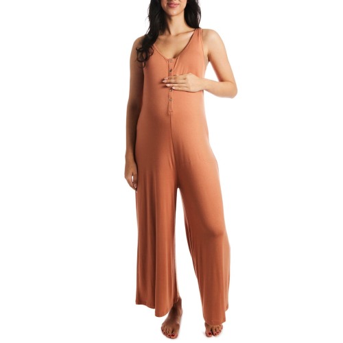 Luana Jersey Maternity/Nursing Romper, Small