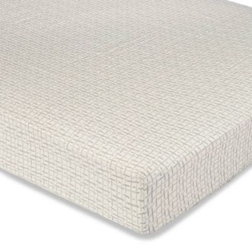 Crane Baby Cotton Sateen Fitted Crib Sheet - Hashtag Print