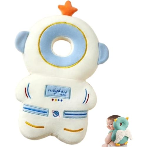 Baby Walker Head Protector Backpack Wear,Toddler Adjustable Baby Head Protection, Safety Pad Backpack for 5-24 Months Baby Learning Walking Crawling,Baby Head Protection Pad (Astronaut)