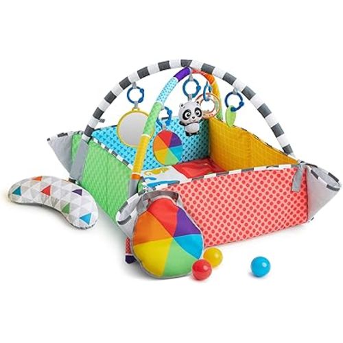 Baby Einstein Patch's Playspace Activity Play Mat & Ball Pit Gym with Music, Age Newborn+