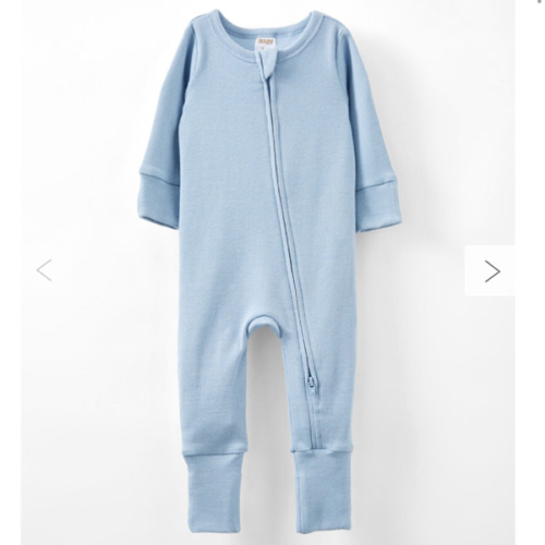 The Billie Long Sleeve Rib Romper