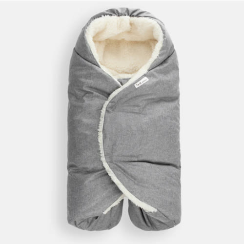 7AM Enfant Nido Cloud Heavyweight Large Wrap - Heather Grey, 6-18 M