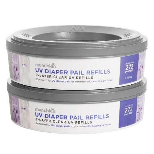 Munchkin Uv Diaper Pail Refills - 2pk