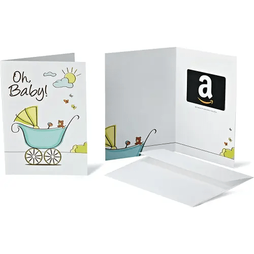 Amazon.com Gift Card in a Baby Greeting Card (Various Designs)