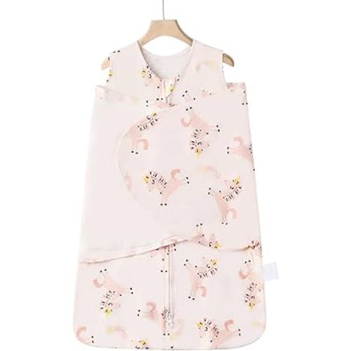 Swaddle-Blanket Baby Girl & Boy Swaddles Newborn Infant Transition Safe Wrap Blankets Breathable (Happy Unicorn, 3-6 Month)