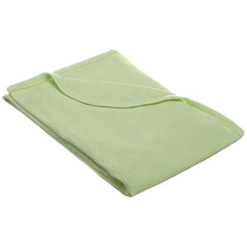 TL Care 100% Cotton Thermal Waffle Swaddle Blanket, Soft, Breathable & Stretchy, Celery, 30" x 40" for Boys and Girls, Perfect for Swaddling, Travel and Gifting