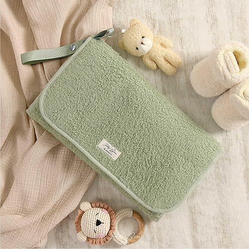 Portable Diaper Changing Pad - Sage Green