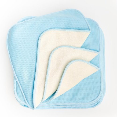 Bamboo Terry Reusable Baby Wipes (10 Pack)