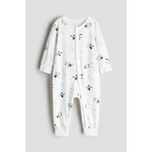 PATTERNED PAJAMA JUMPSUIT